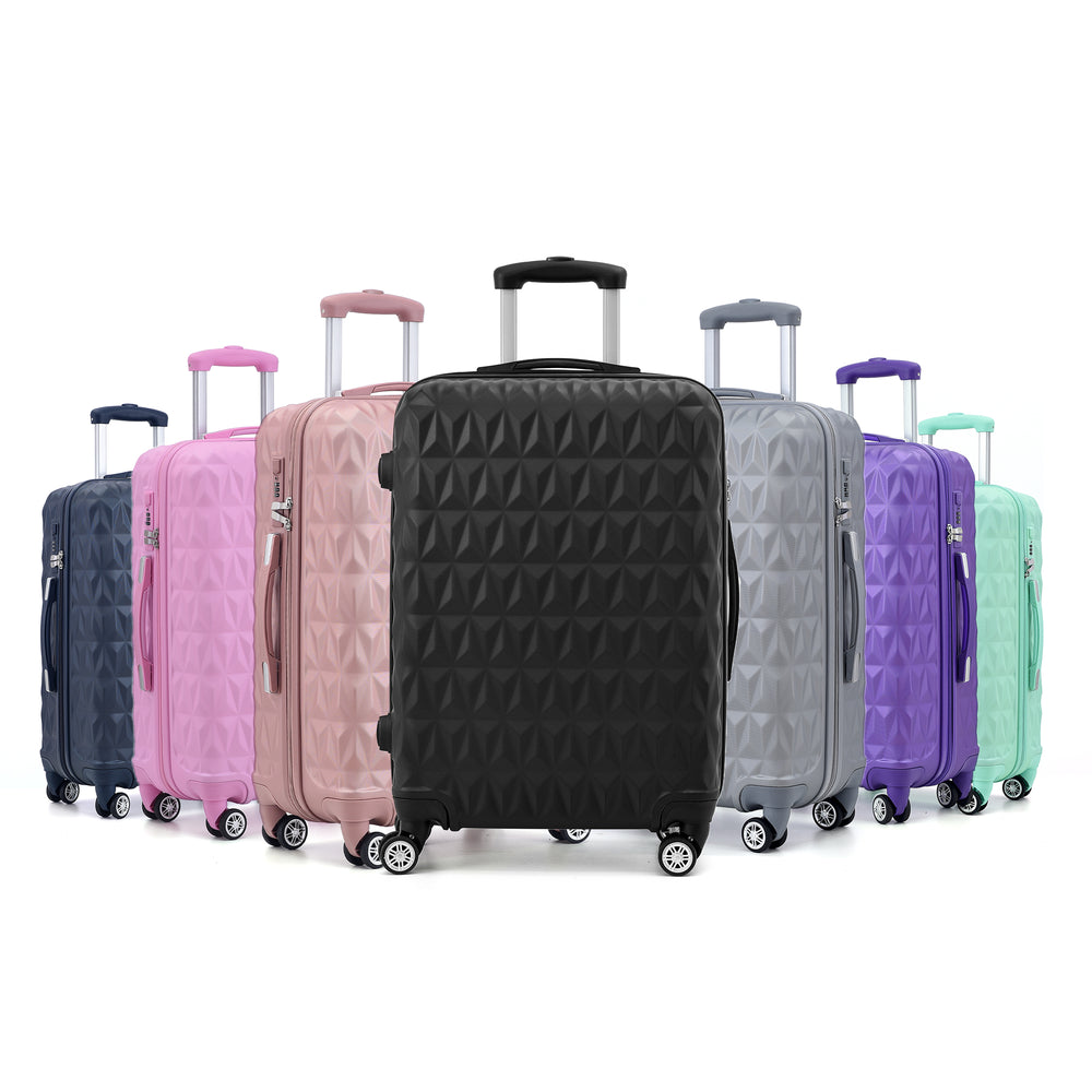 4 Wheel Spinner Suitcase Expandable