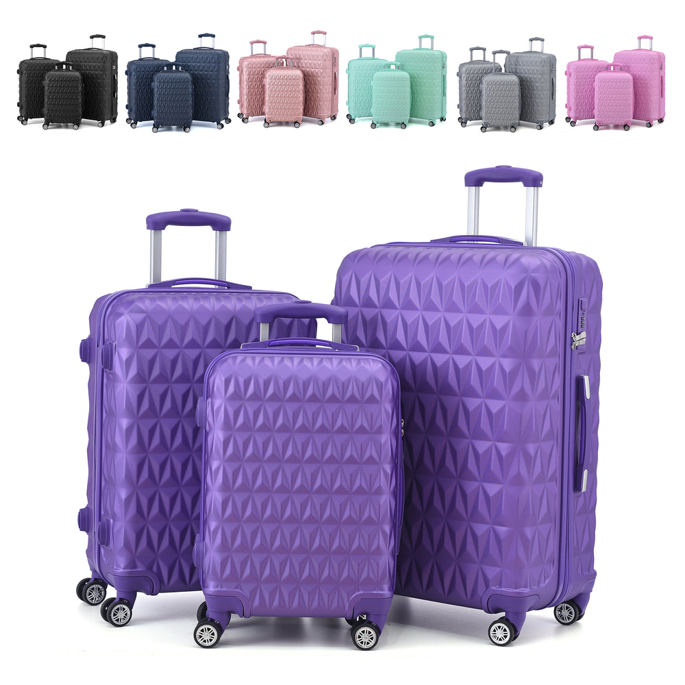 4 Wheel Spinner Suitcase Expandable