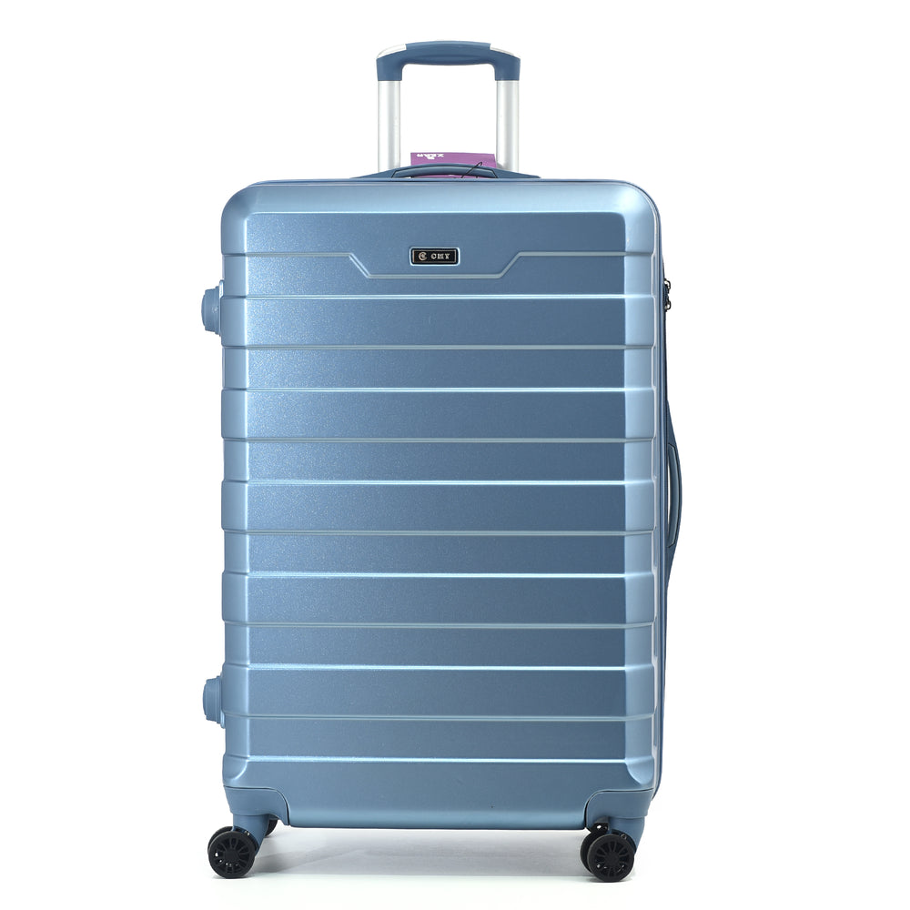 CMY Suitcase Large Size Hard Shell Lightweight 4 Dual Spinner Wheels Trolley Luggage Suitcase Hold Check in Luggage TSA Combination Lock