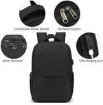 BUSINESS LAPTOP BACKPACK WITH USB CHARGING PORT