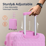 4 Wheel Spinner Suitcase Expandable