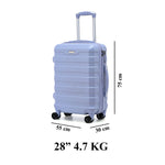 CMY Suitcase Large Size Hard Shell Lightweight 4 Dual Spinner Wheels Trolley Luggage Suitcase Hold Check in Luggage TSA Combination Lock