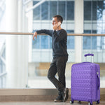 4 Wheel Spinner Suitcase Expandable