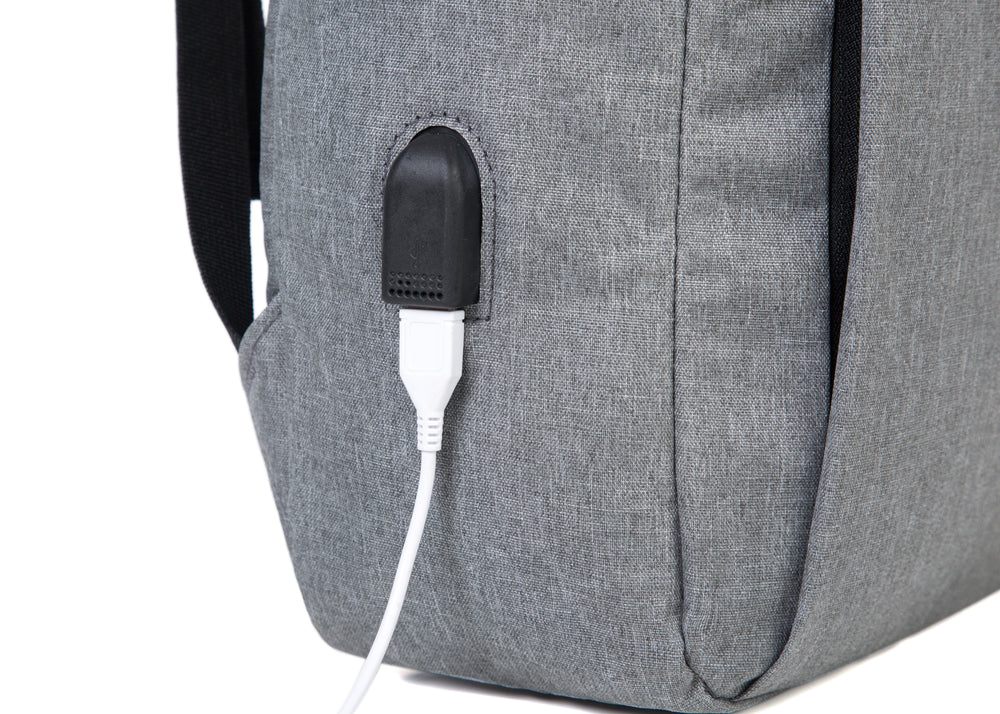 BUSINESS LAPTOP BACKPACK WITH USB CHARGING PORT