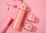 INSULATED STAINLESS STEEL FLASK VACUUM BOTTLE WITH CUP