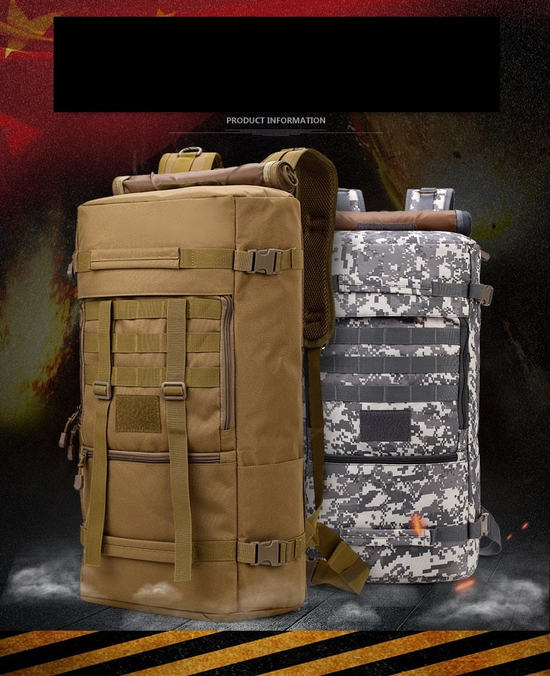 70L MILITARY BACKPACK CAMPING HIKING RUCKSACK BAG