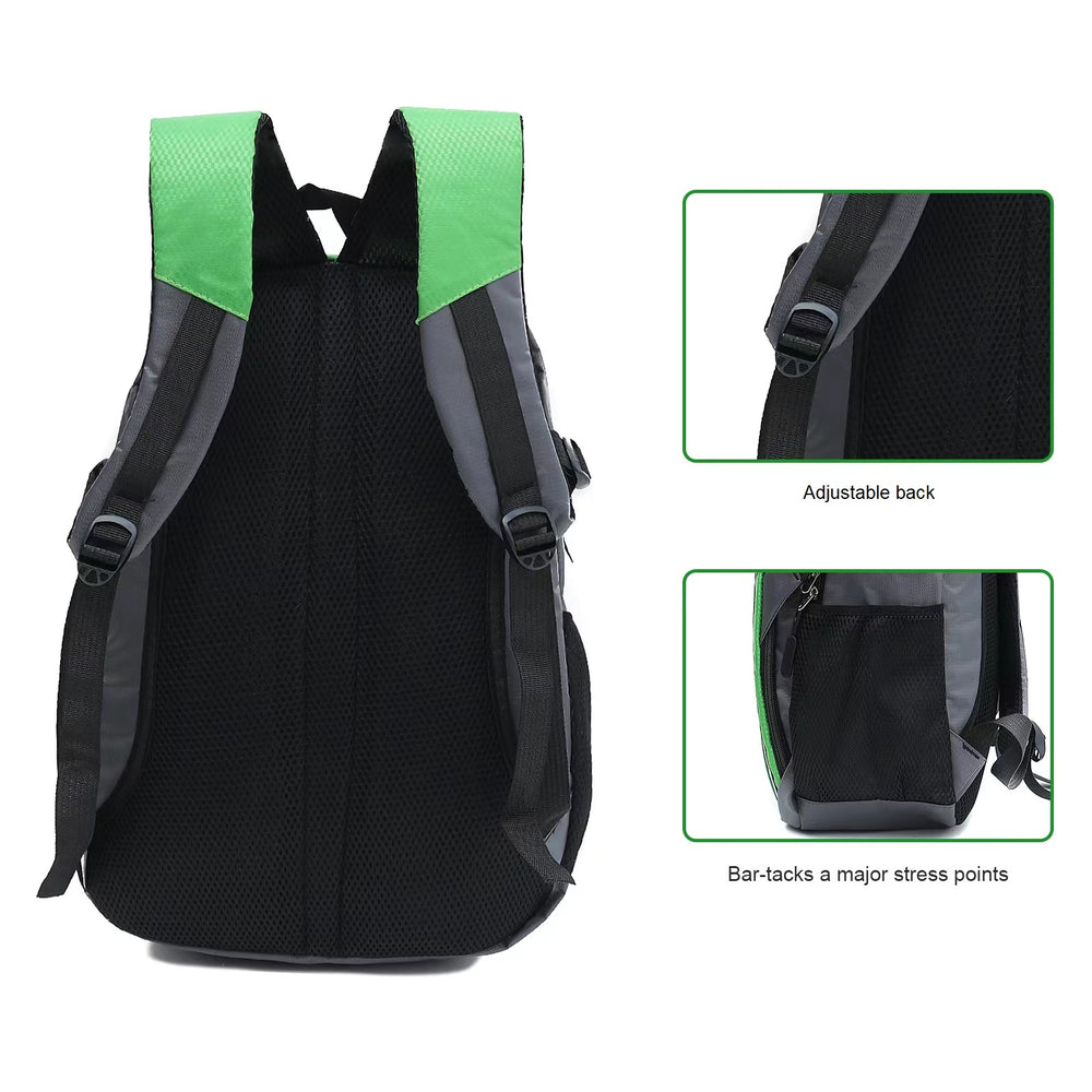 LARGE 40L CANVAS LIGHTWEIGHT CASUAL SCHOOL BACKPACK