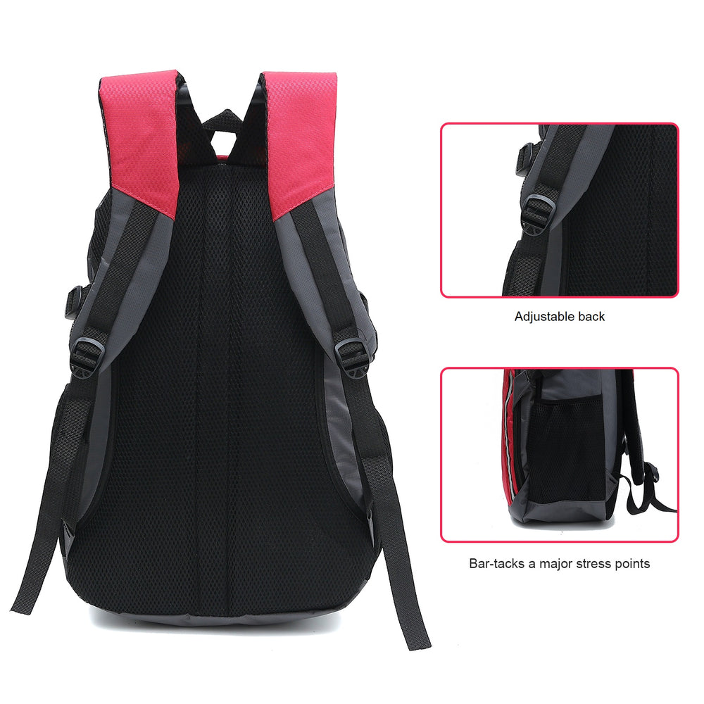 LARGE 40L CANVAS LIGHTWEIGHT CASUAL SCHOOL BACKPACK