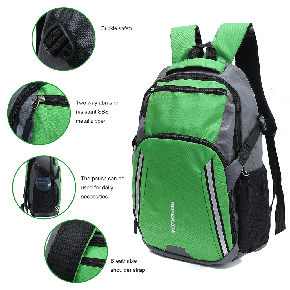 LARGE 40L CANVAS LIGHTWEIGHT CASUAL SCHOOL BACKPACK