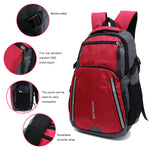 LARGE 40L CANVAS LIGHTWEIGHT CASUAL SCHOOL BACKPACK