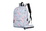 WATERPROOF SCHOOL COLLEGE BAG FOR GIRLS LAPTOP BACKPACK