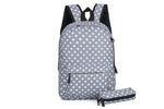 WATERPROOF SCHOOL COLLEGE BAG FOR GIRLS LAPTOP BACKPACK