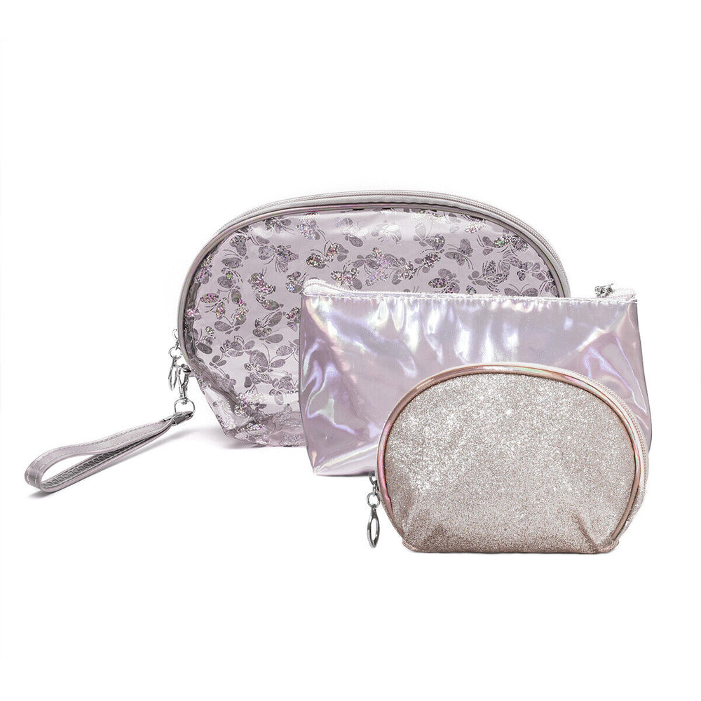 POLKA DOT MAKEUP TOILETRY BAGS MULTIFUNCTION COSMETIC 2PC