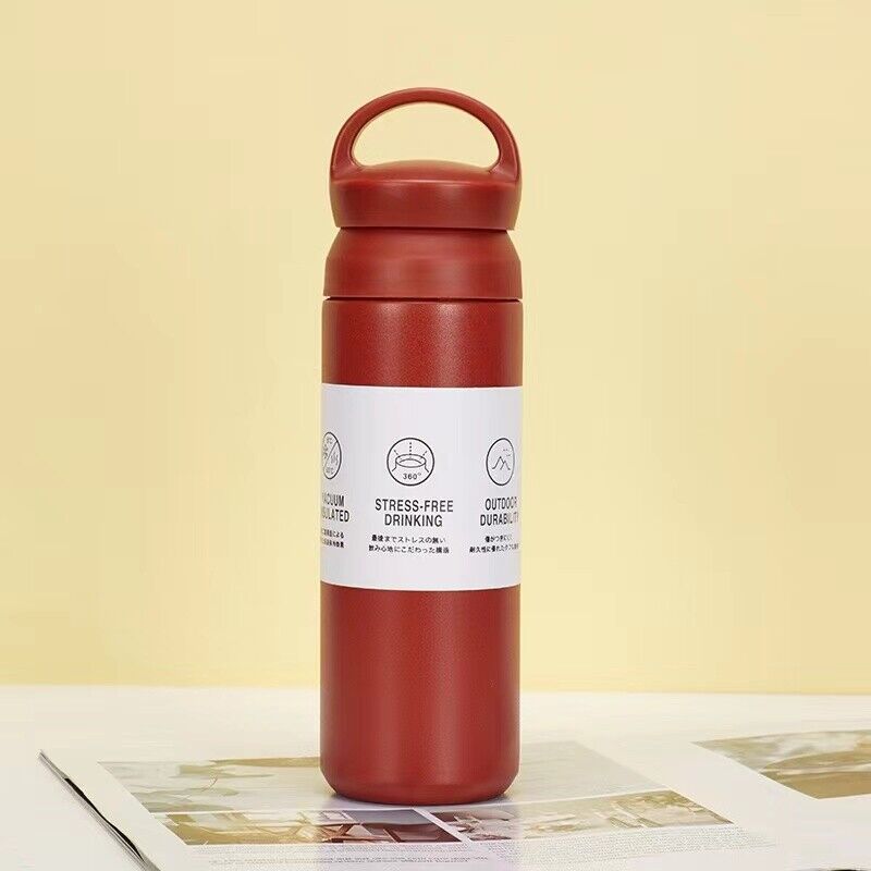 450ML WATER BOTTLE FLASK CUPS INSULATED STAINLESS STEEL