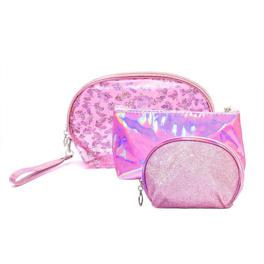 POLKA DOT MAKEUP TOILETRY BAGS MULTIFUNCTION COSMETIC 2PC