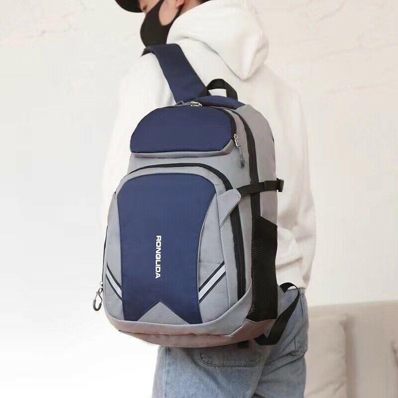 LARGE 40L CANVAS LIGHTWEIGHT CASUAL SCHOOL BACKPACK