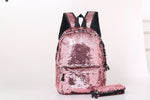 SHINY SEQUINS SCHOOL BACKPACK STYLISH DAYPACK