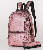 SHINY SEQUINS SCHOOL BACKPACK STYLISH DAYPACK