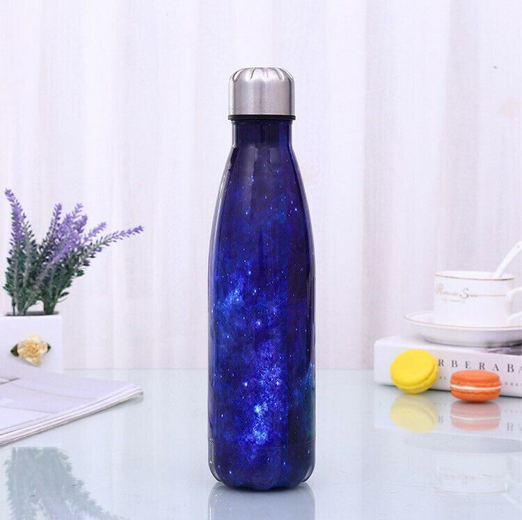 INSULATED WATER BOTTLE VACUUM FLASK CUPS STAINLESS STEEL