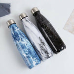 INSULATED WATER BOTTLE VACUUM FLASK CUPS STAINLESS STEEL